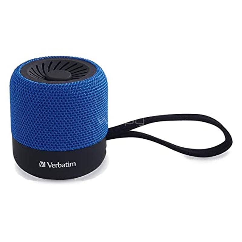 Parlante Verbatim Mini Inalámbrico (Bluetooth, Azul)
