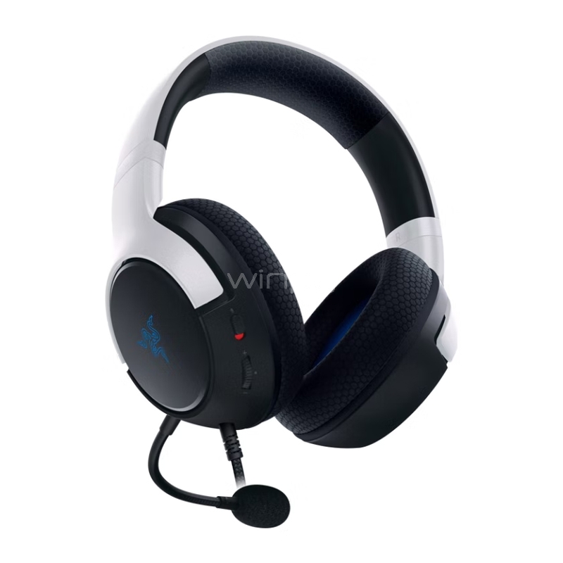 Audífonos Gamer Razer Kaira Para Playstation (Dongle USB/ Bluetooth, Blanco)
