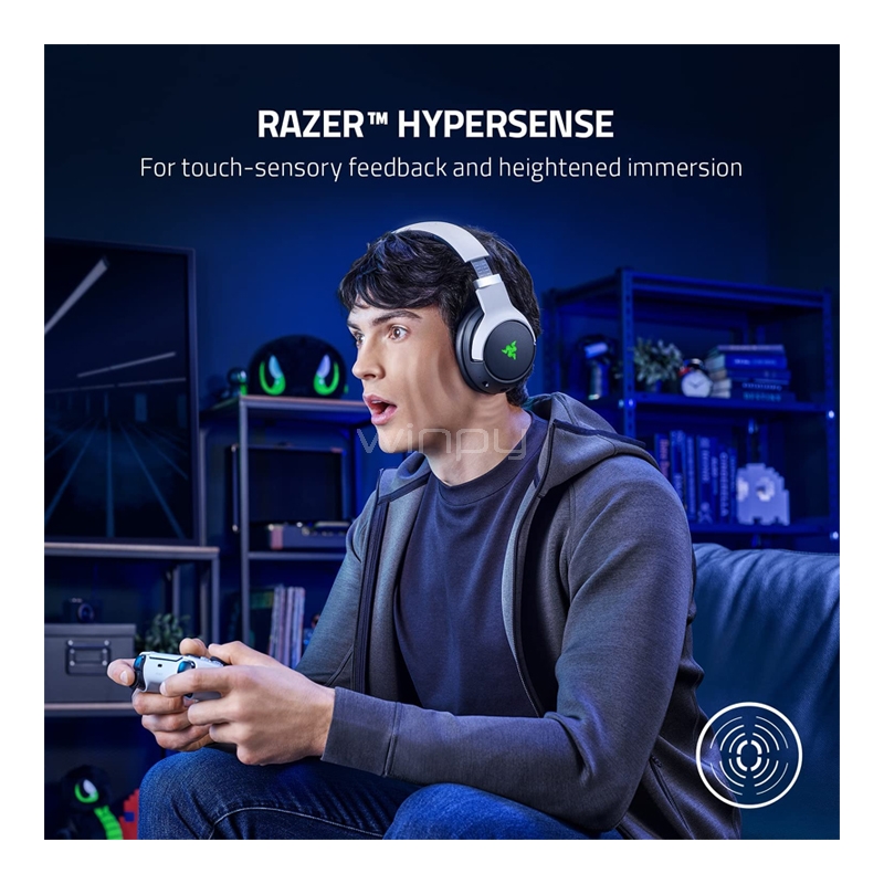 Razer Audífonos inalámbricos con micrófono Kaira Pro HyperSpeed para  videojuegos con licencia para PlayStation 5