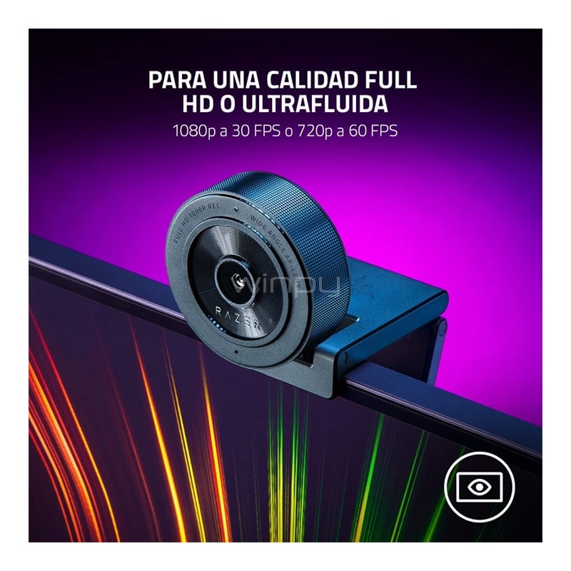 WebCam Gamer Razer Kiyo X - 119RZ00014 - Winpy.cl