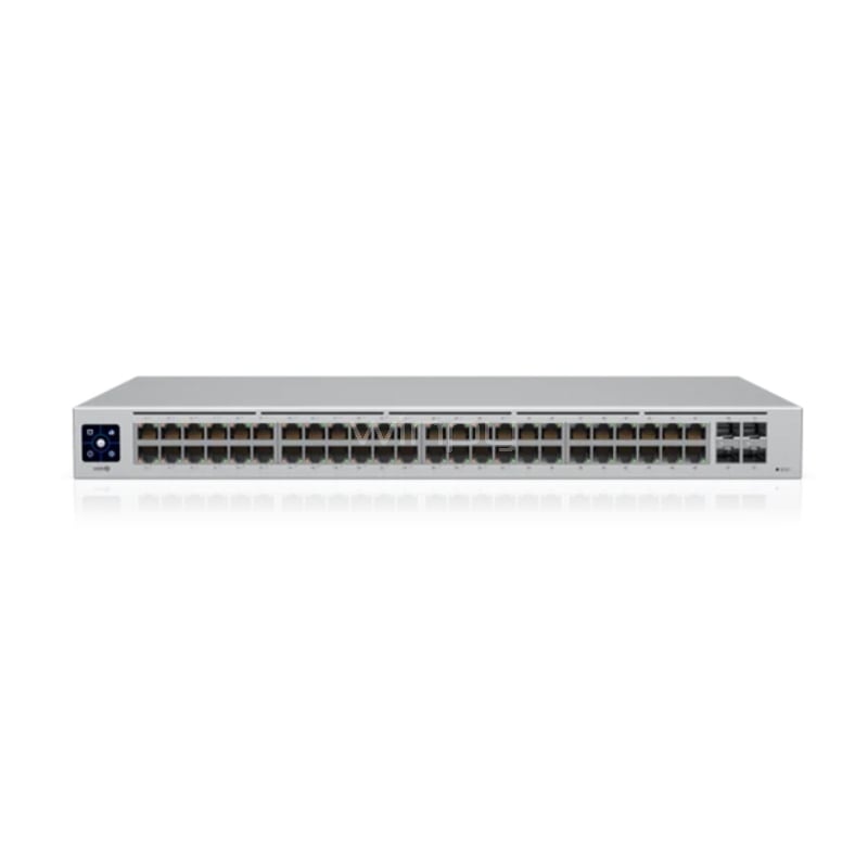 Switch Ubiquiti UniFi USW-48-POE de 48 Puertos (Gestionado, 104 Gbps, SFP, PoE+ 32W por puerto)