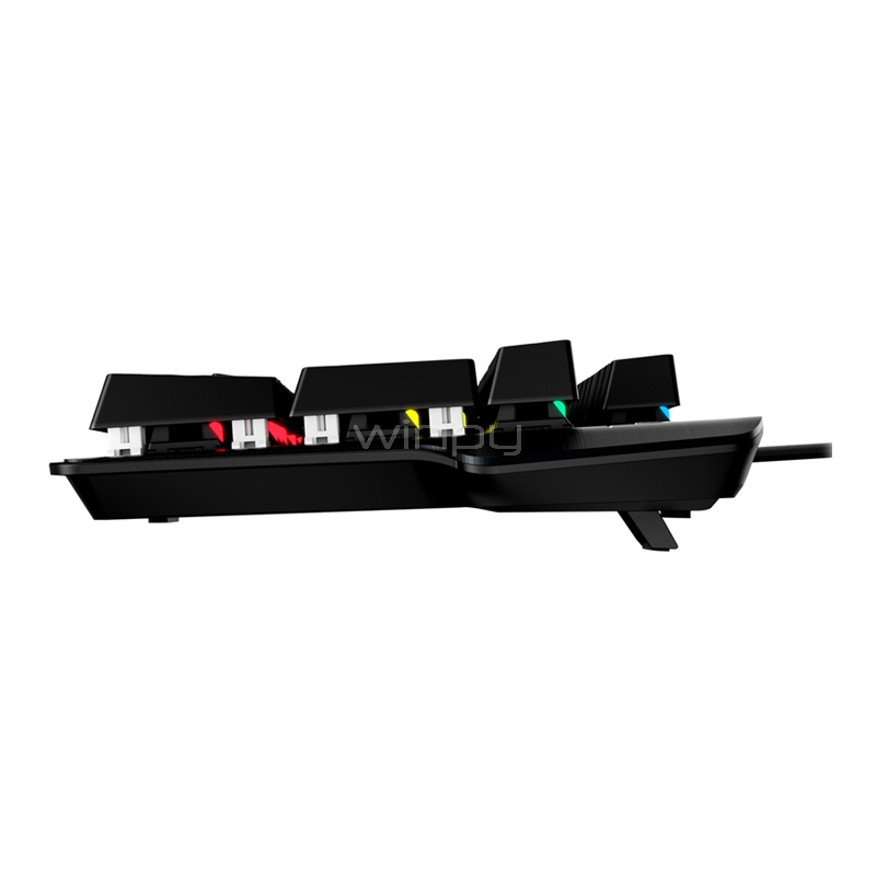 Teclado Mecánico HyperX Alloy MKW100 (Switch Red, RGB, Inglés)