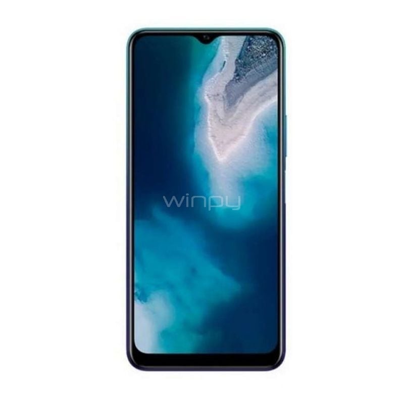 Celular Vivo Y20 de 6.5“ (OctaCore, 4GB RAM, 64GB Internos, Nebula Blue, Entel)
