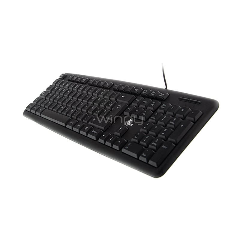 Teclado XTech XTK-092S Standard (Español, Negro)