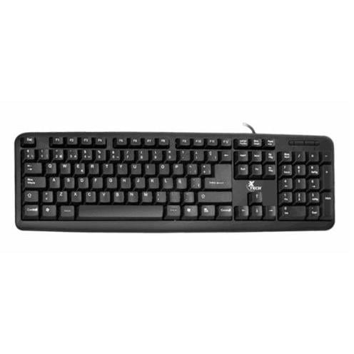Teclado XTech XTK-092S Standard (Español, Negro)