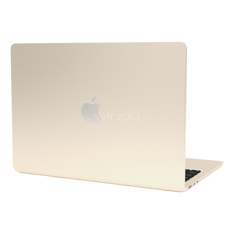apple macbook air de 13.6“ (chip m2, 8gb ram, 256gb ssd, starlight)