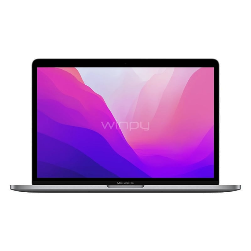 apple macbook pro 13 (chip m2, 8 gb ram, 256gb ssd, 2022, space gray)
