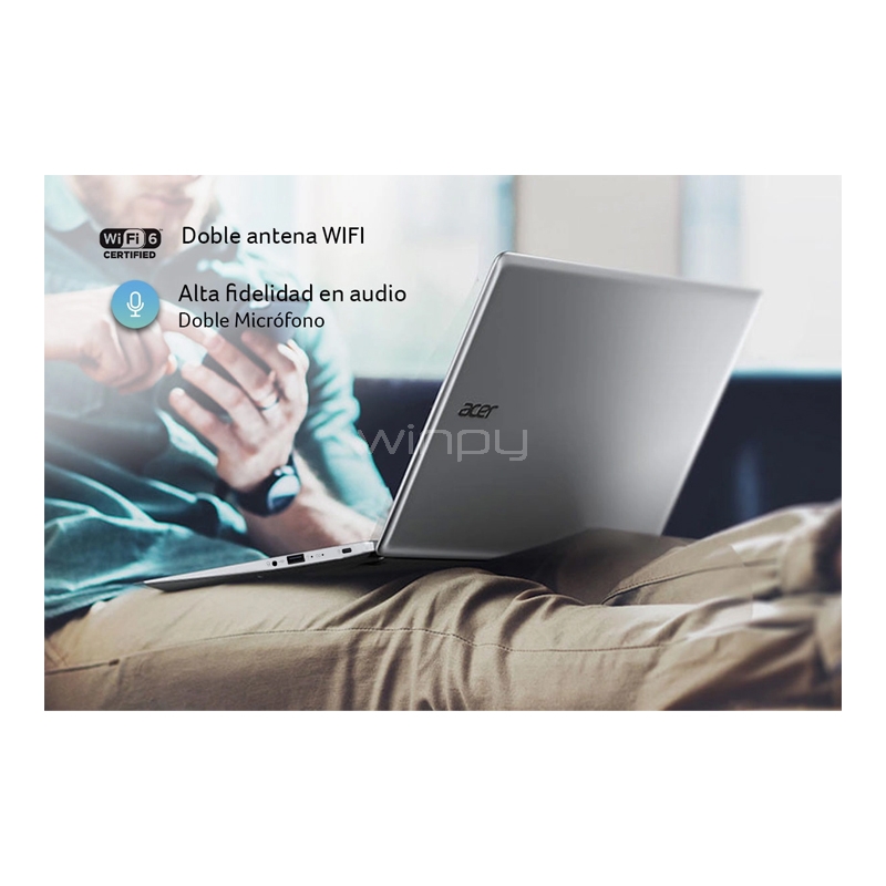 Notebook Acer Aspire 5 de 15.6“ (i3-10110U, 12GB RAM, 128GB SSD + 1TB HDD, Win10)