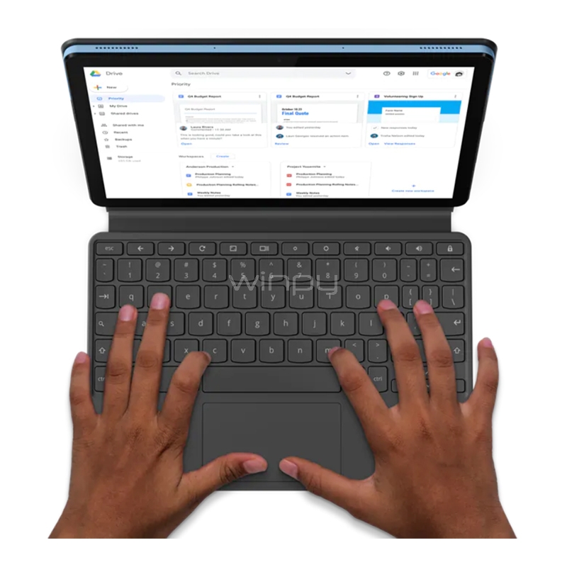 Tablet Lenovo IdeaPad Duet Chromebook de 10.1“ - ZA6F0103CL - Winpy.cl