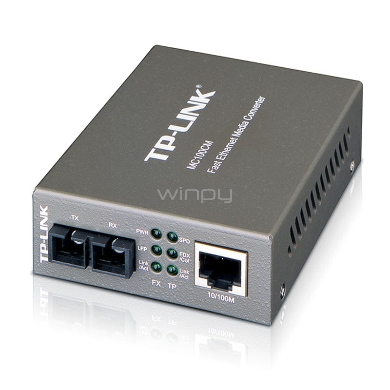 Módulo Transceptor Tp-Link Full-Duplex (SC/UPC, RJ45, 100mbps, hasta 2km)