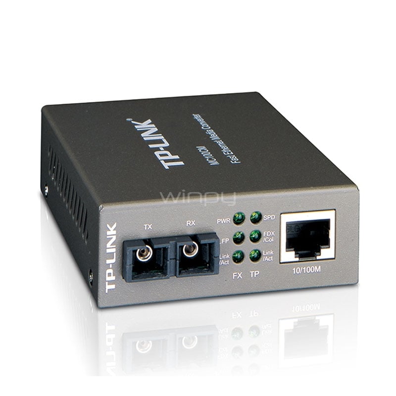 Módulo Transceptor Tp-Link Full-Duplex (SC/UPC, RJ45, 100mbps, hasta 2km)