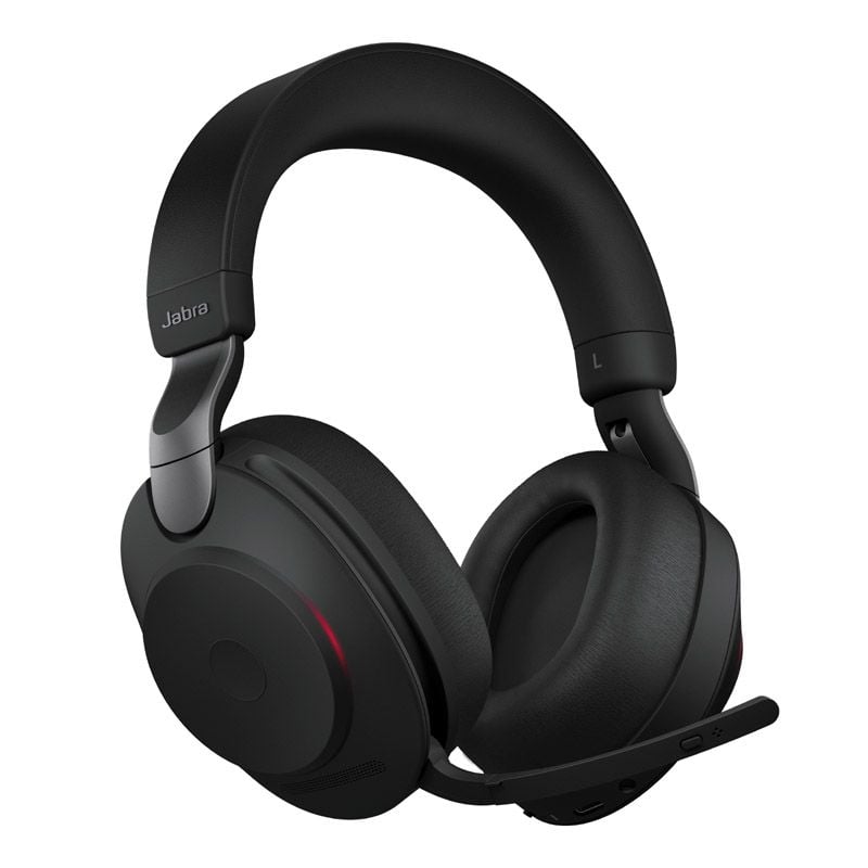 Audífonos Bluetooth Jabra Evolve2 85 MS Stereo (USB/Jack 3.5mm, Voz HD, Negro)