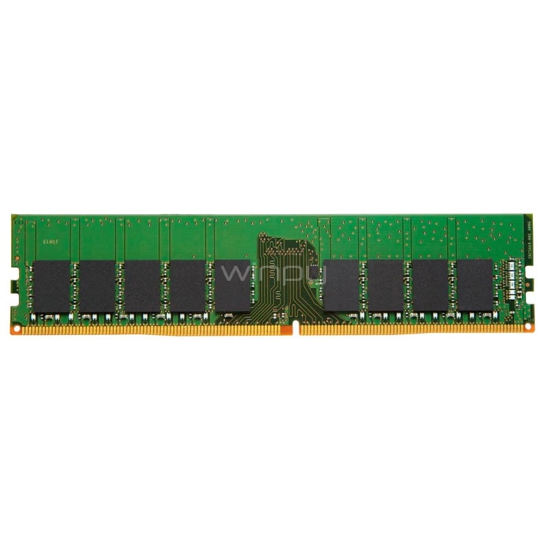Memoria RAM Kingston ValueRam de 16GB (DDR4, 2666MHz, ECC Unbuffered, CL19, DIMM)