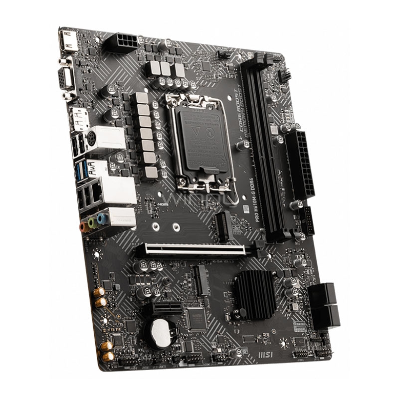 Placa Madre MSI PRO H610M-G DDR4 (LGA1700, 2133/3200MHz, M.2, MicroATX)