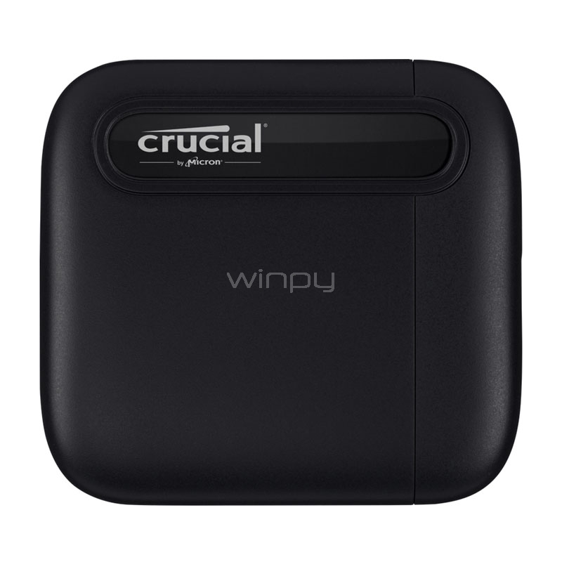 disco portátil ssd crucial x6 de 500gb (usb 3.2, hasta 540mb/s)