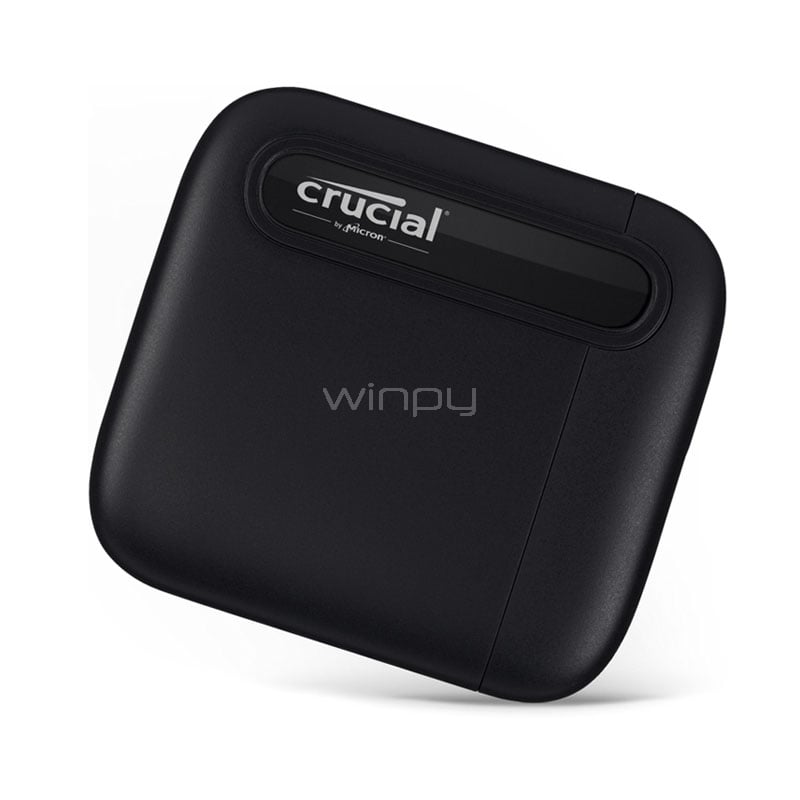 disco portátil ssd crucial x6 de 500gb (usb 3.2, hasta 540mb/s)