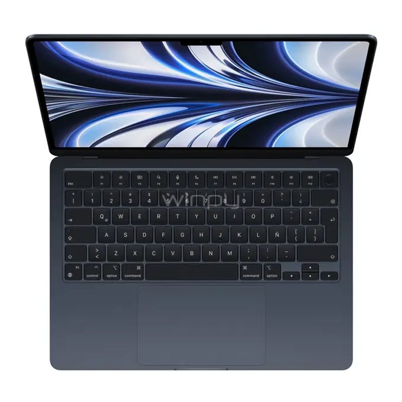 apple macbook air de 13.6“ (chip m2, 8gb ram, 512gb ssd, midnight)