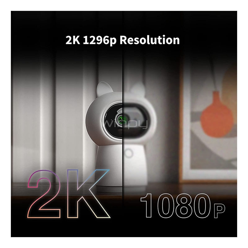 Cámara de Seguridad Aqara HUB G3 Interior (2K 1296p, Wi-Fi, con Apple HomeKit)