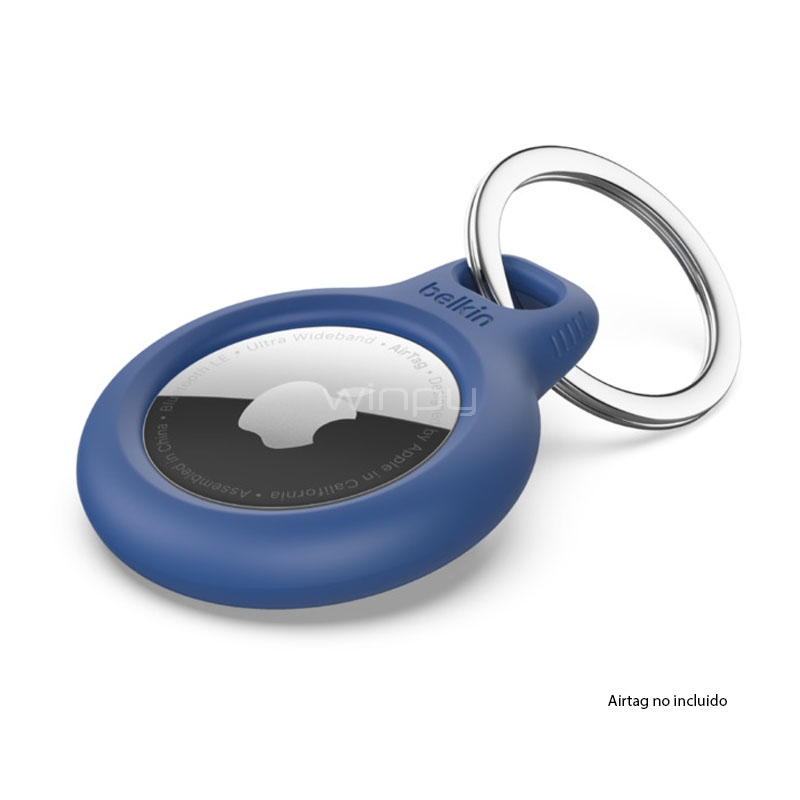 Pack de 4 Llaveros Protector Belkin Secure Holder para Airtag (Azul)