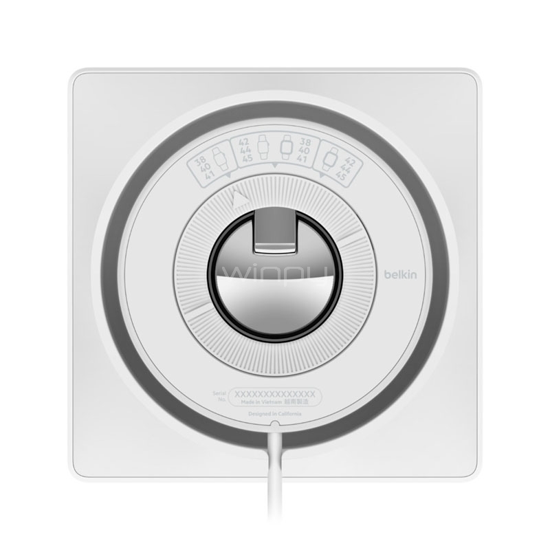 Cargador Inalámbrico Belkin Boost Charge Pro para Apple Watch (Blanco)