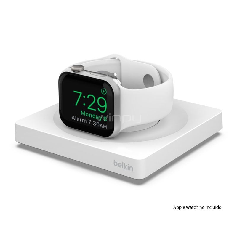 Cargador Inalámbrico Belkin Boost Charge Pro para Apple Watch (Blanco)