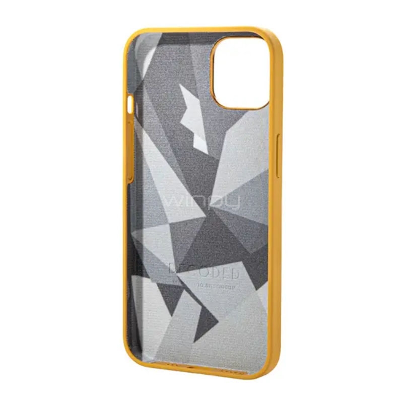 Funda de Silicona Decoded para iPhone 13 (con MagSafe, Amarillo)