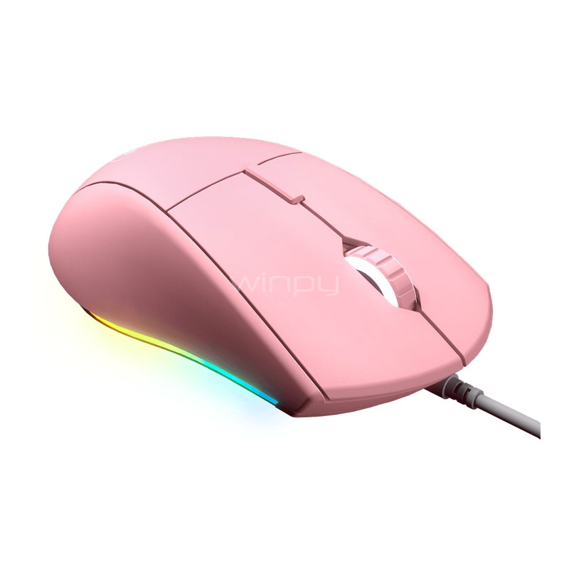 Mouse Gamer Cougar Minos XT (Sensor ADNS-3050, 4000, dpi, RGB, Rosado)