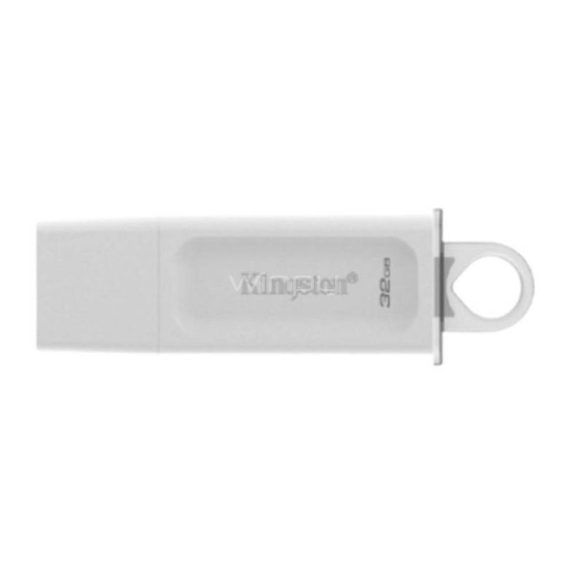 pendrive kingston datatraveler exodia de 32gb (usb 3.2, blanco)