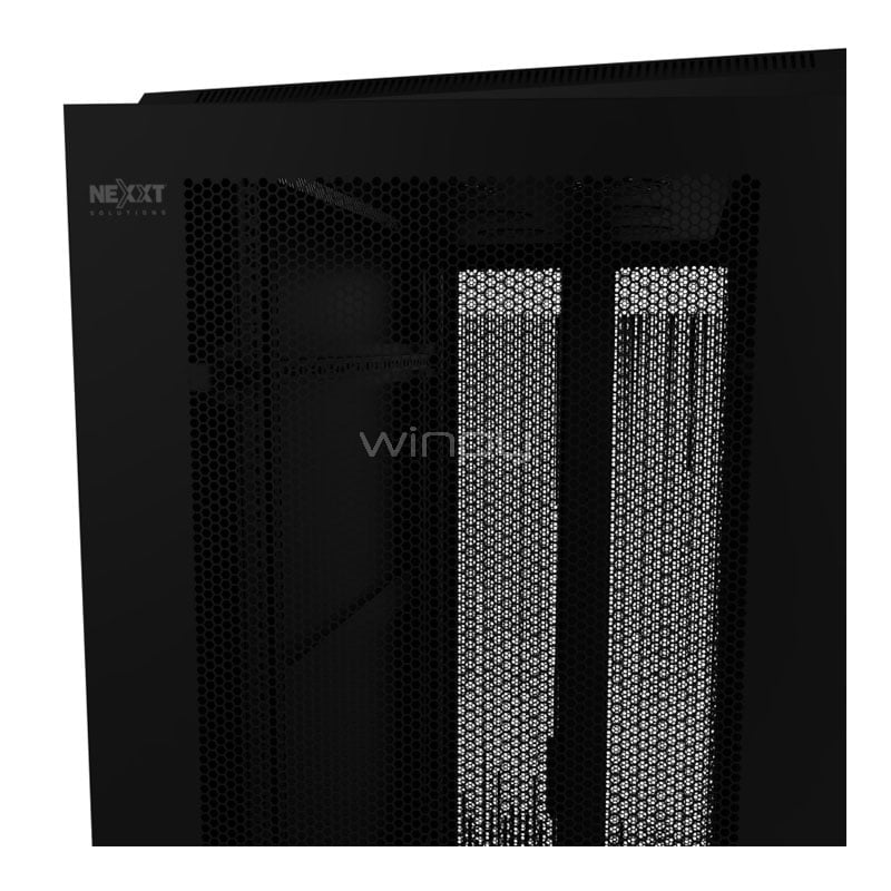Rack NEXXT Semi-Ensamblado (60 x 100cm, 42U, 4 Ventiladores, Negro)
