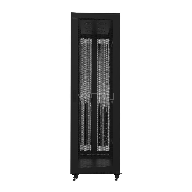 Rack NEXXT Semi-Ensamblado (60 x 100cm, 42U, 4 Ventiladores, Negro)