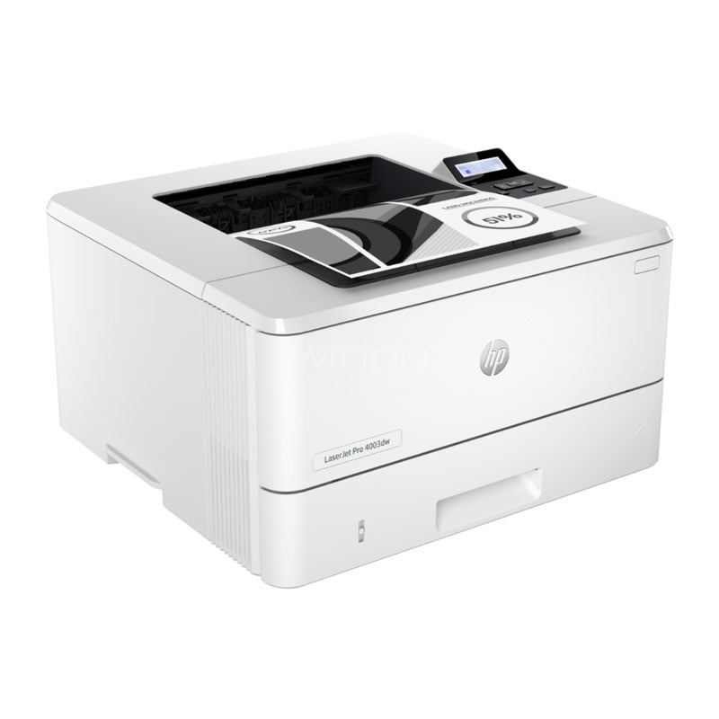 Impresora HP LaserJet Pro 4003DW (Laser B/N, 40ppm, 1.200dpi, USB/ Wi-Fi)