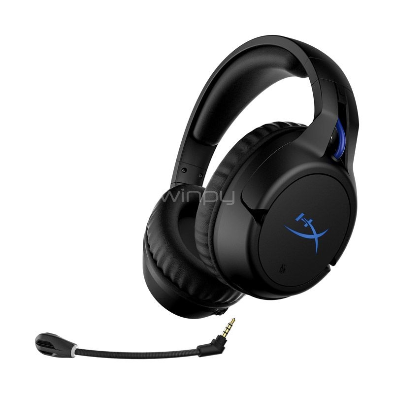 Audífonos Gamer HyperX Cloud Flight Wireless (Dongle USB, PS5/PS4, Negro/Azul)