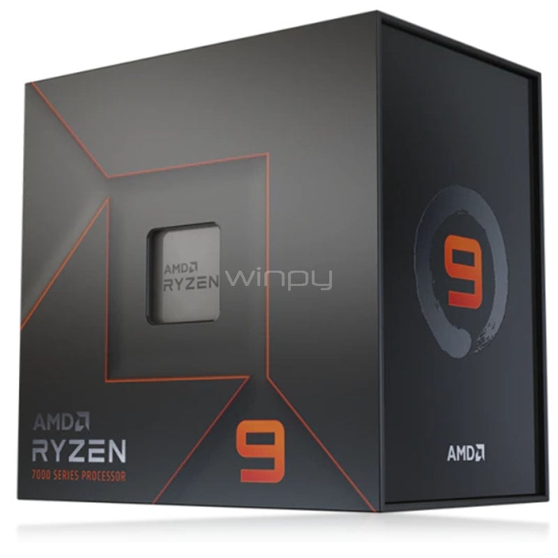 Procesador AMD Ryzen 9 7900X (AM5, 12 Cores, 24 Hilos, 4.7/5.6GHz