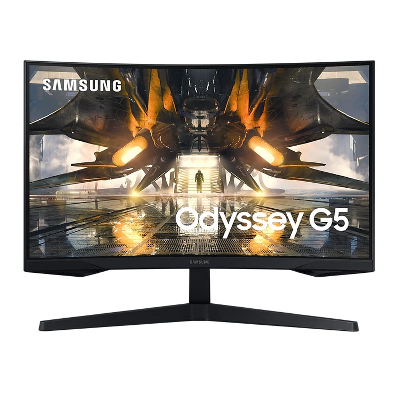 Monitor Gamer Samsung Odyssey G5 de 27“ Curvo (VA, WQHD, 165Hz, 1ms, 1000R, FreeSync)