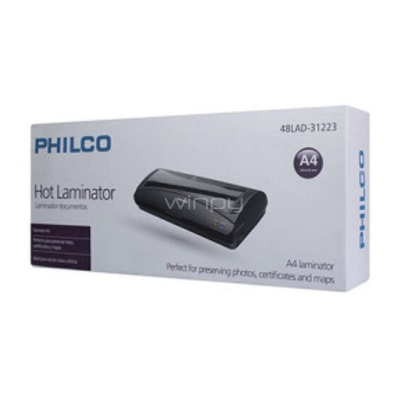 Plastificadora Philco para Documentos (Formato A4)