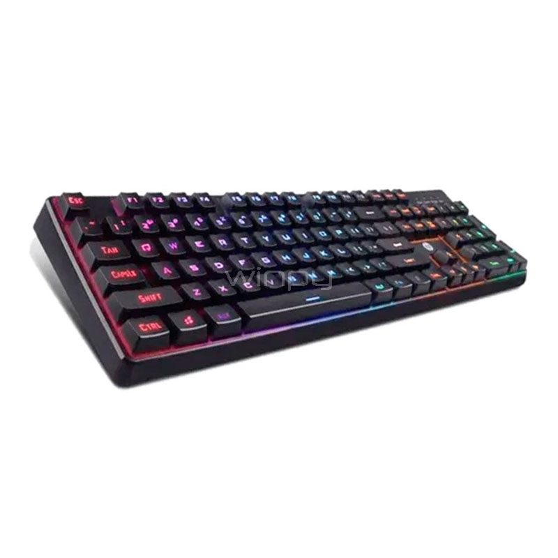 Teclado Gamer HP K300 (Membrana, Español, LED Multicolor)