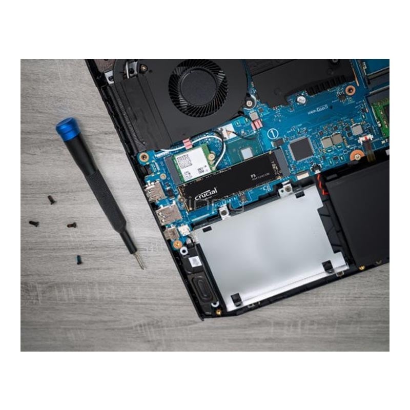 unidad de estado sólido crucial p3 de 1tb (nvme, pcie 3.0, 3d nand)