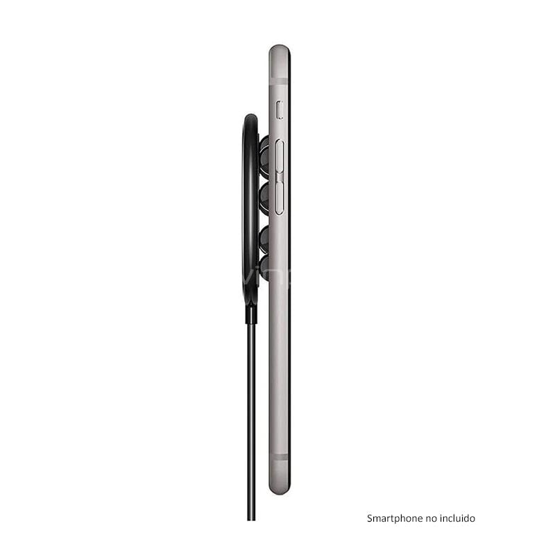 Cargador Inalámbrico Philips Carga Rápida (Qi, 10W, Antideslizante, Negro)