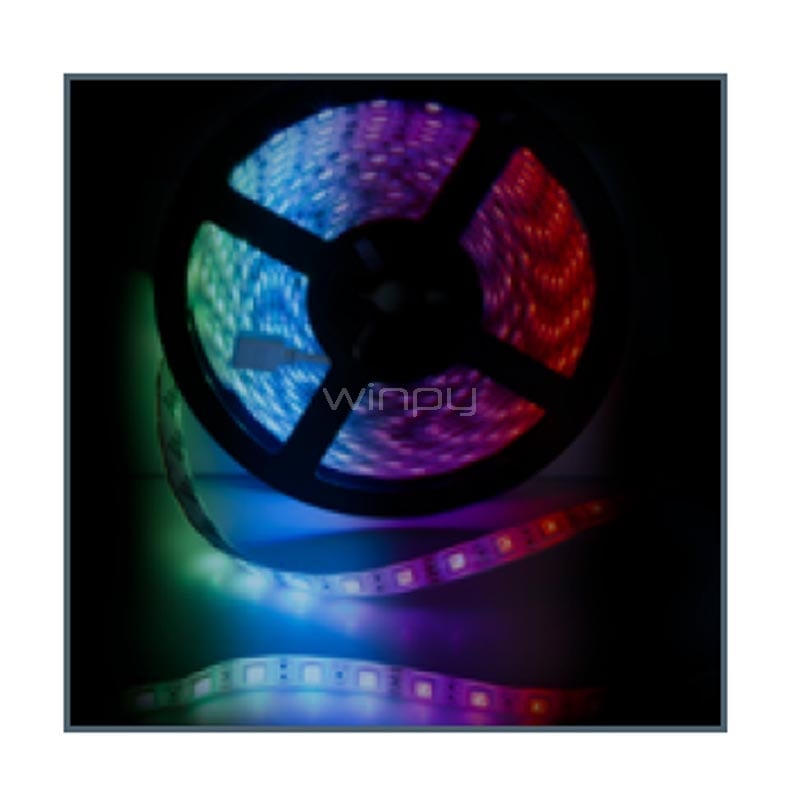 Cinta LED Ultra de 5 metros (RGB, Control Remoto)