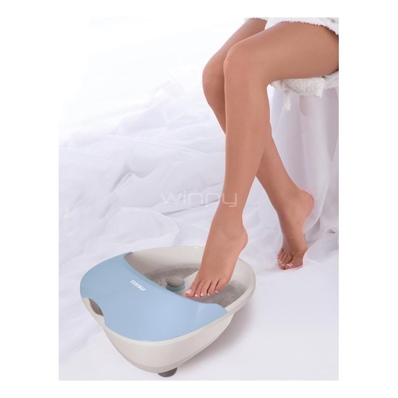 Spa para Pies Homedics 4 Tiras de Burbujas (Piedra Pomez, Kit Pedicure)