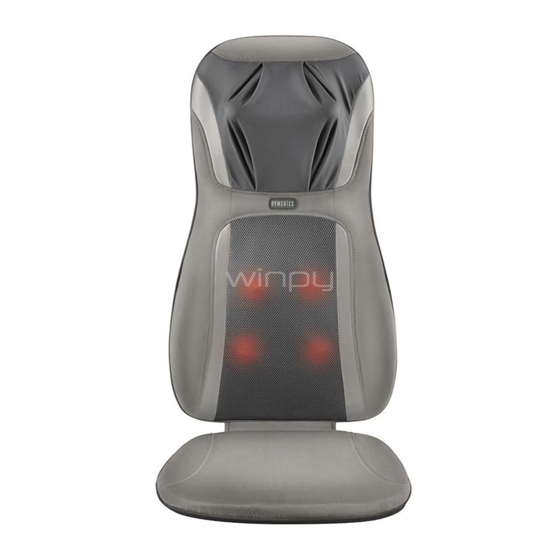Asiento Masajeador Homedics Shiatsu (3 Zonas, Calor, Gris)