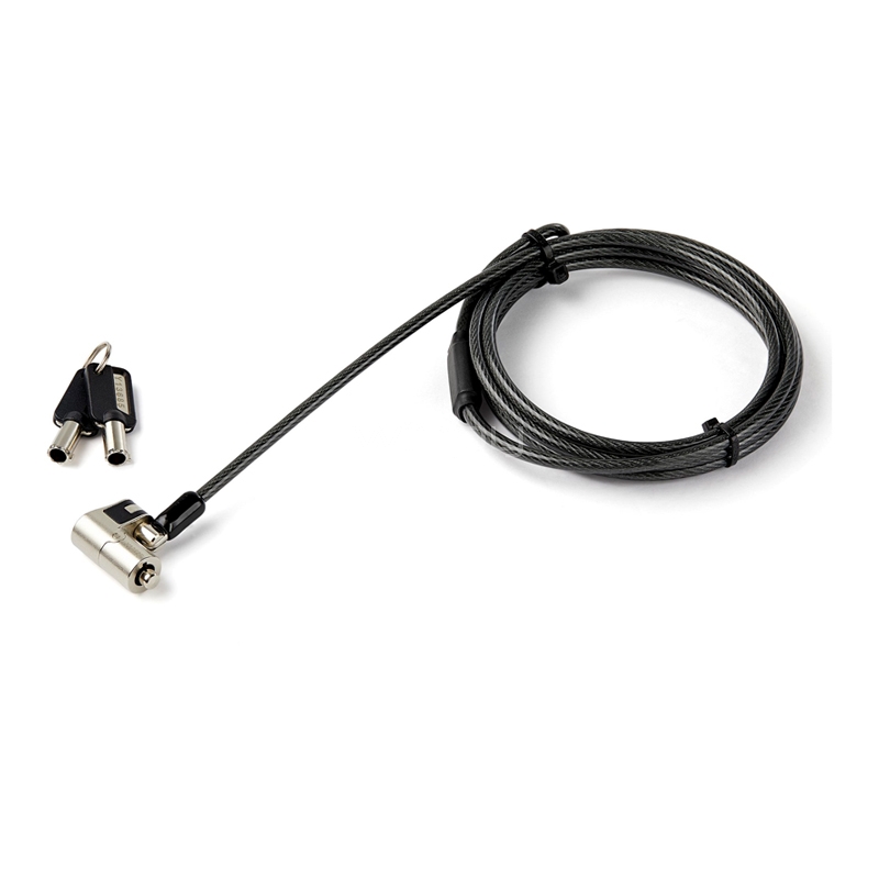 Cable de Seguridad StarTech de 2 metros (Llave, K-Slot, Ranura Nano)