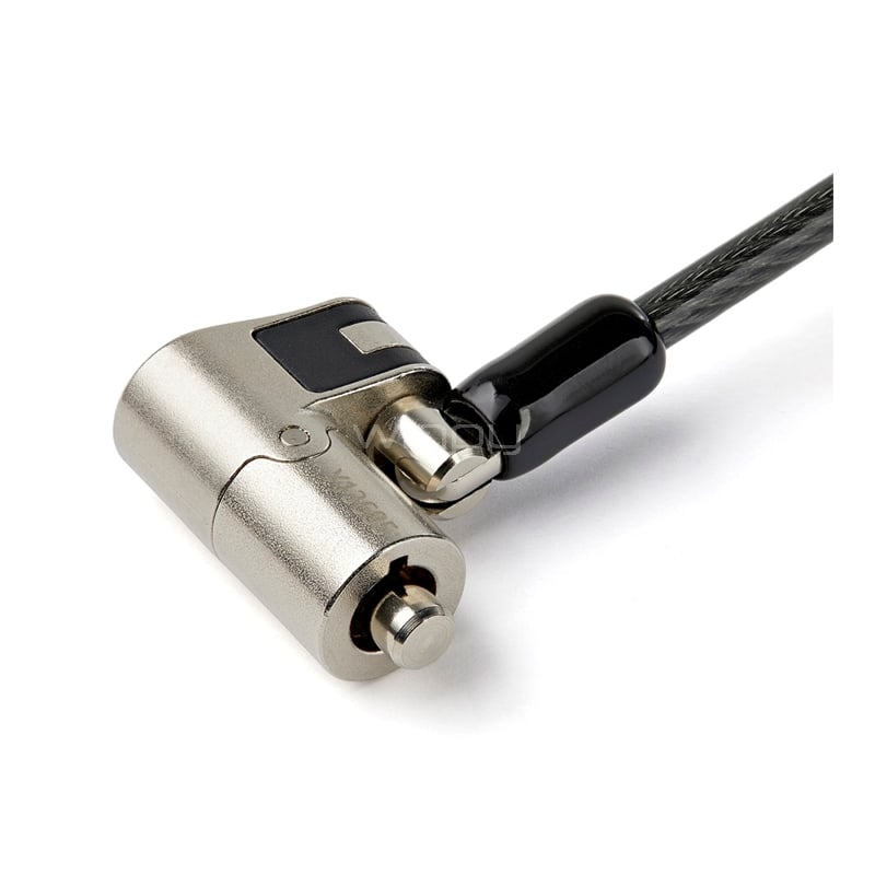 Cable de Seguridad StarTech de 2 metros (Llave, K-Slot, Ranura Nano)