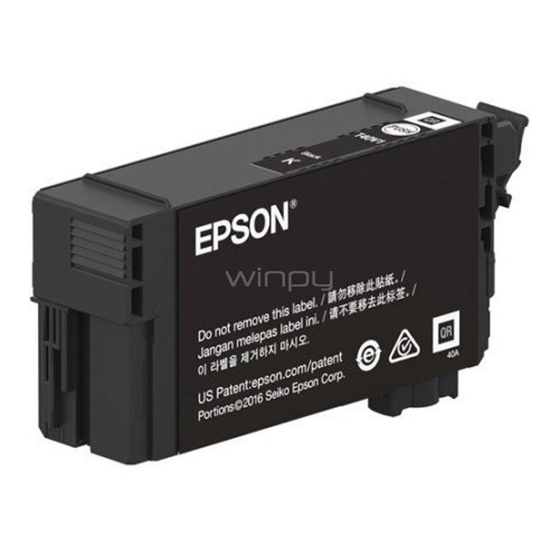 Cartucho de Tinta Epson UltraChrome XD2 (350ml, Negro)