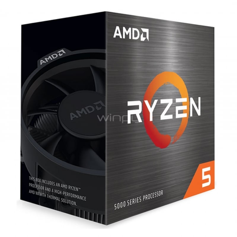 Procesador AMD Ryzen 5 5500 (AM4, 6 Cores, 12 Hilos, 3.6/4.2GHz, 16MB de Caché)