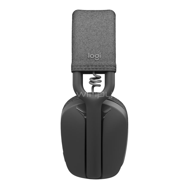 Audífonos Bluetooth Logitech Zone Vibe 100 (Over-Ear, Carga USB-C, Gris)