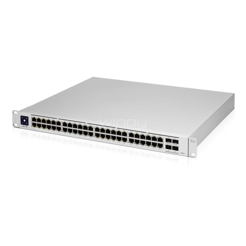 Switch Ubiquiti UniFi USW-PRO de 48 Puertos (Gestionado, L3, SFP+, 10/100/1000Gb, PoE++, 600 W)