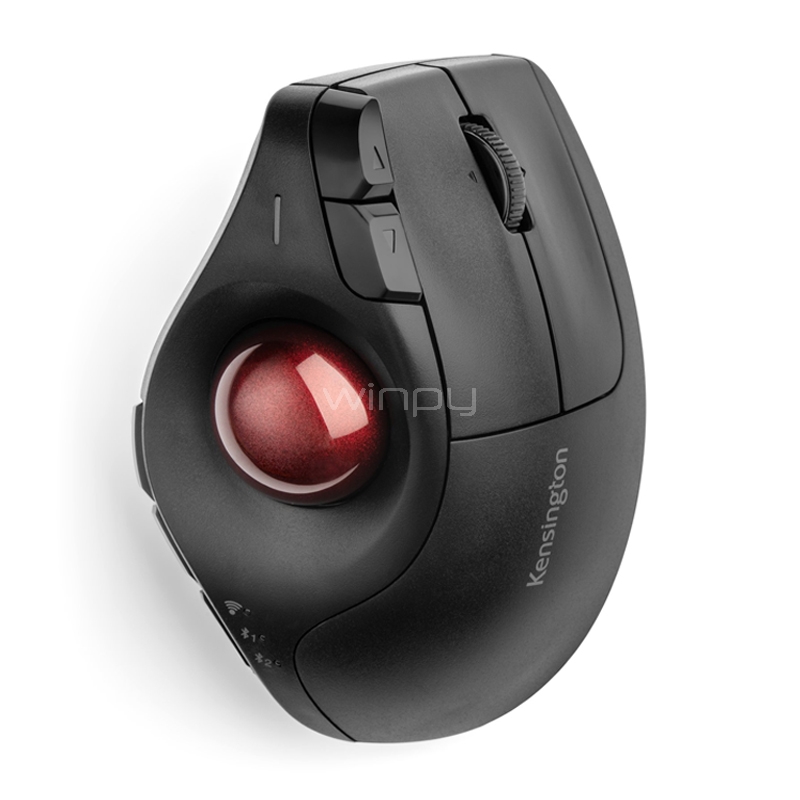Mouse Inalámbrico Kensington Pro Fit Ergo Trackball (Dongle USB/ Bluetooth, Negro)