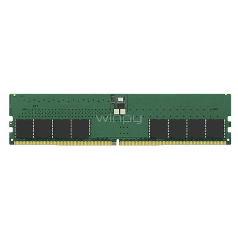 Memoria RAM Kingston de 16GB (DDR5, 4800MHz, CL40, sin ECC, DIMM)