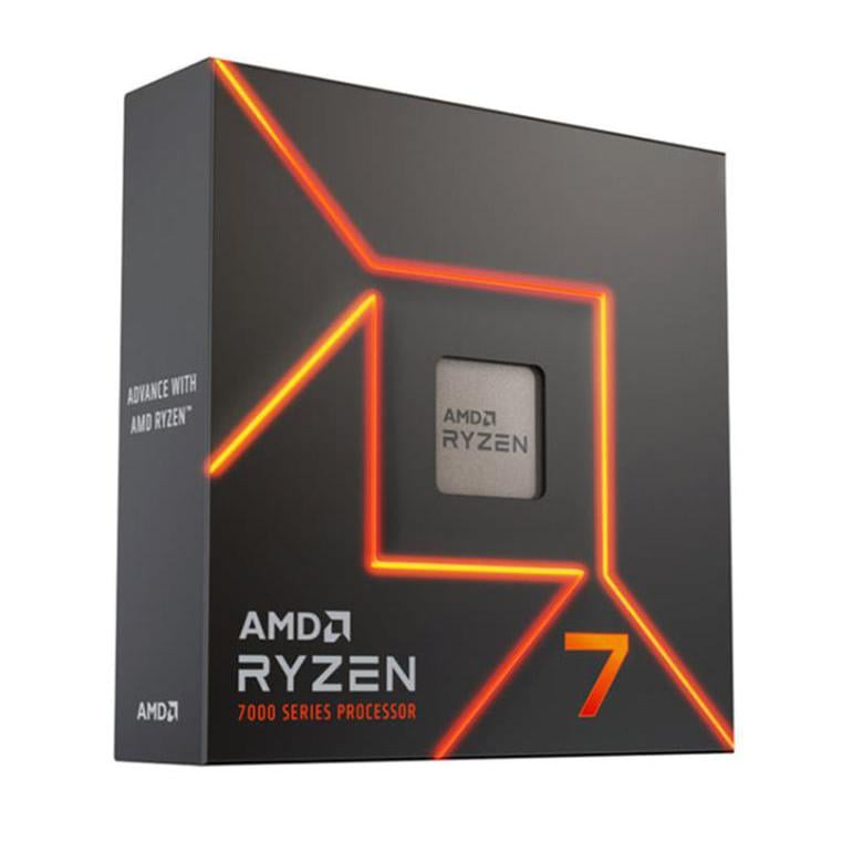 Procesador AMD Ryzen 7 7700X (AM5, 8 Cores, 16 Hilos, 4.5/5.4GHz, 32MB de Caché, Desbloqueado)